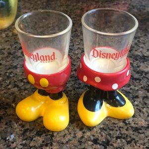 Minnie and Mickey shot glasses
